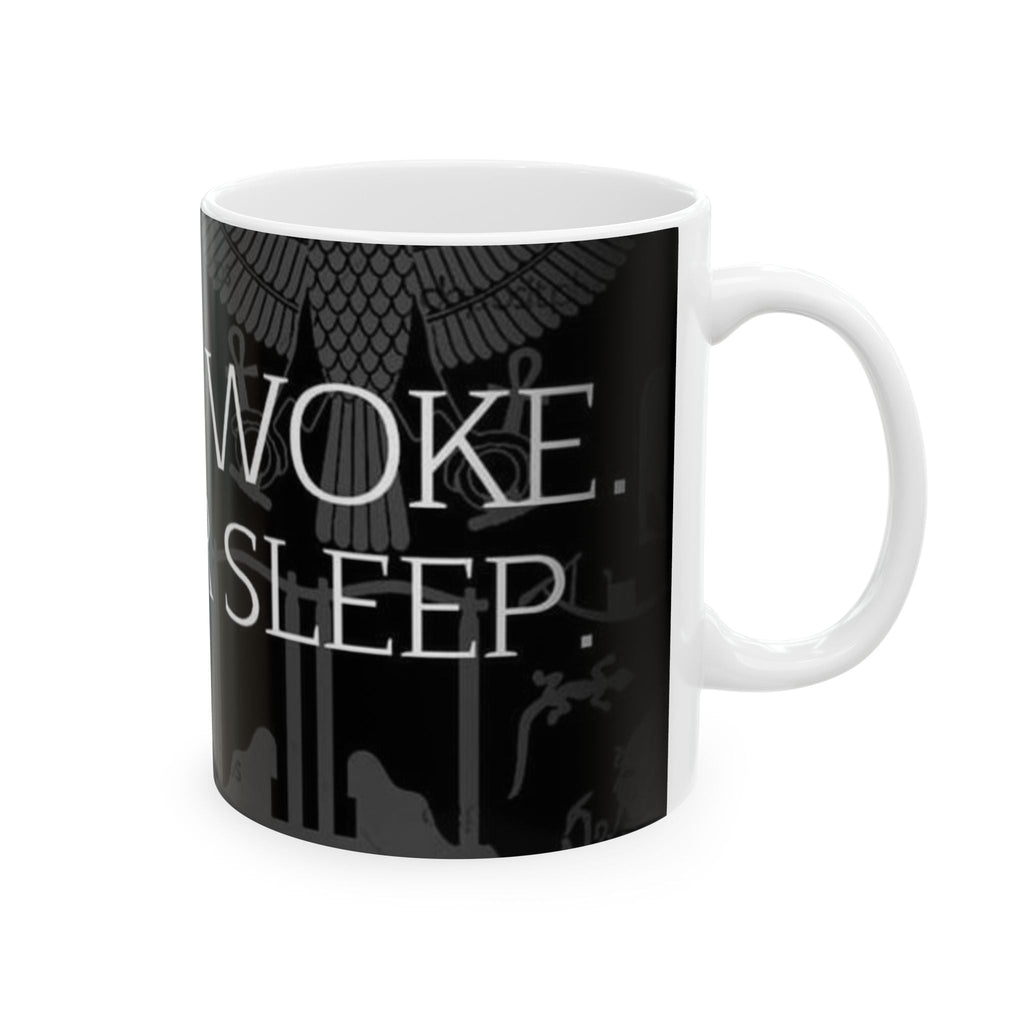 Stay Woke Motivational Coffee Mug - Perfect for Coffee Lovers, Gift for Friends, Home Office, Inspirational Drinkware Printify