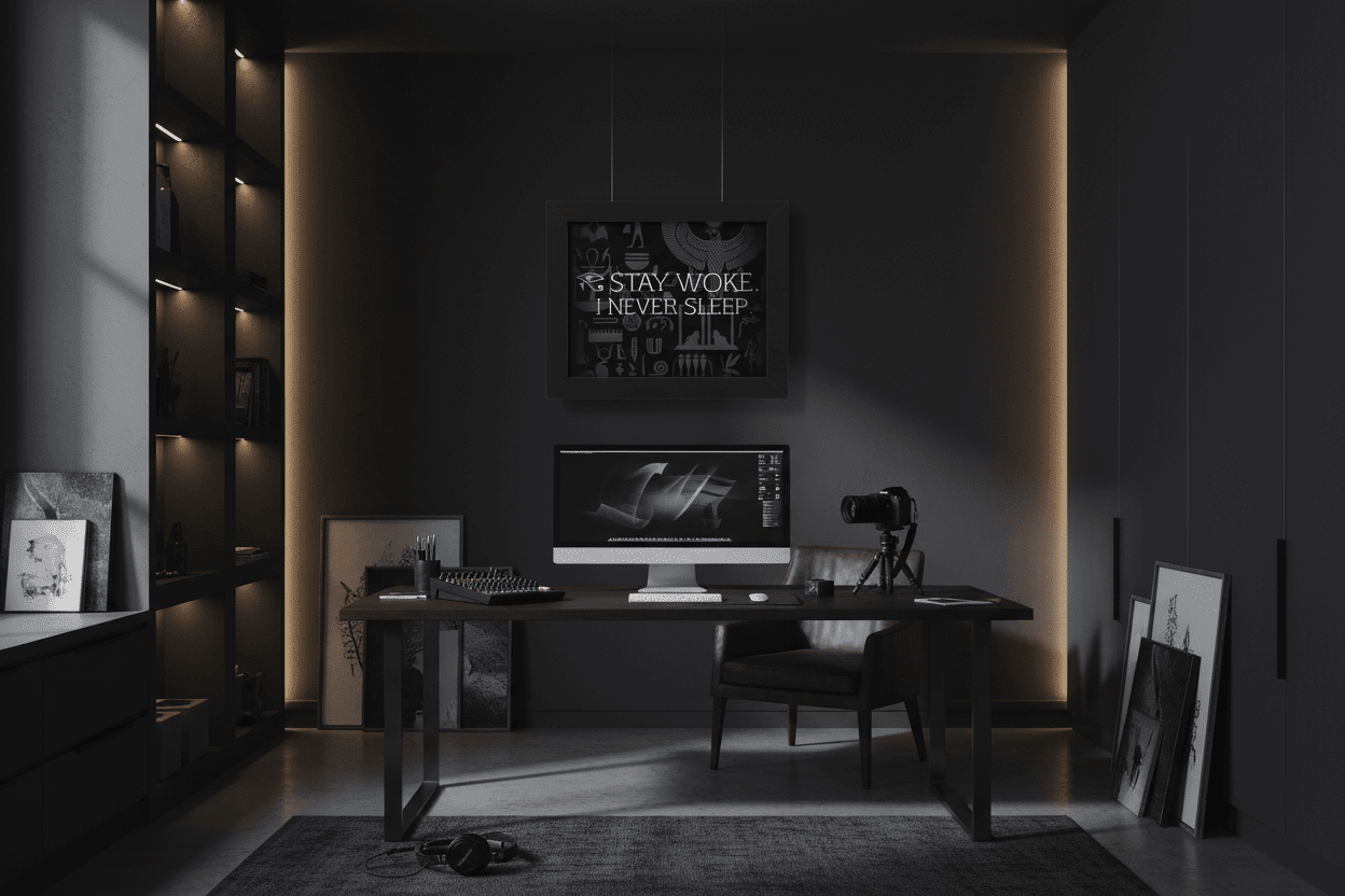Dark Studio Space