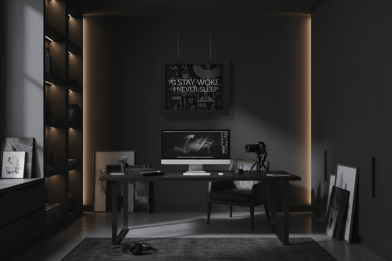 Dark Studio Space