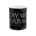 Stay Woke Motivational Coffee Mug - Perfect for Coffee Lovers, Gift for Friends, Home Office, Inspirational Drinkware