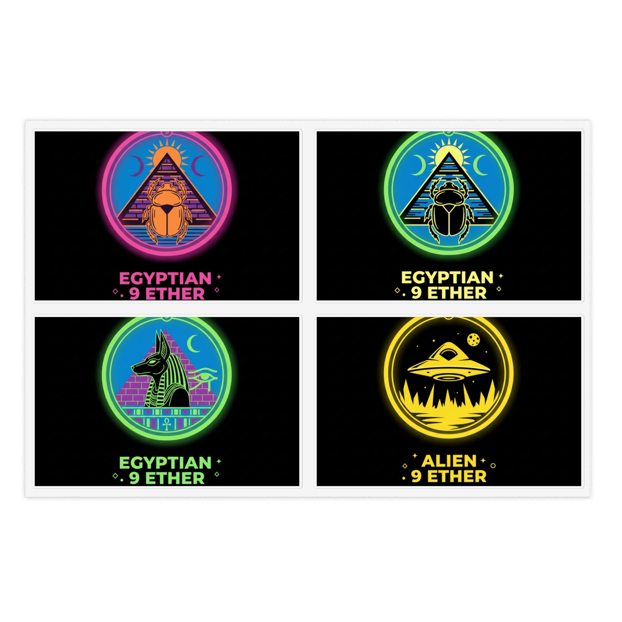 Sticker Sheet Bundle, 10pcs Printify