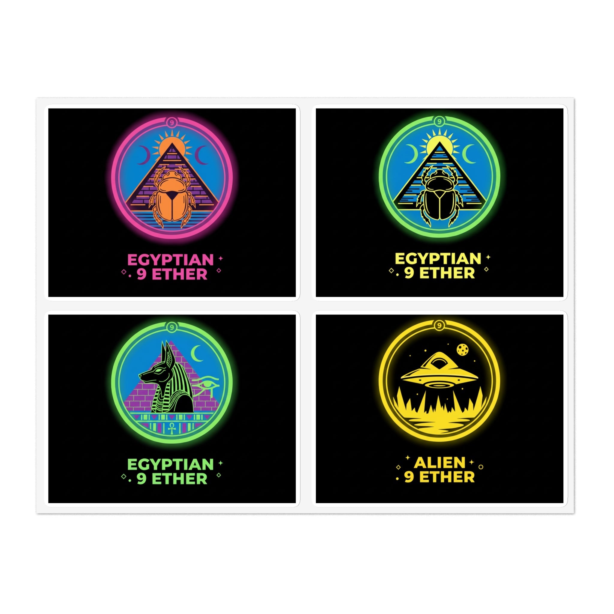 Sticker Sheet Bundle, 10pcs Printify