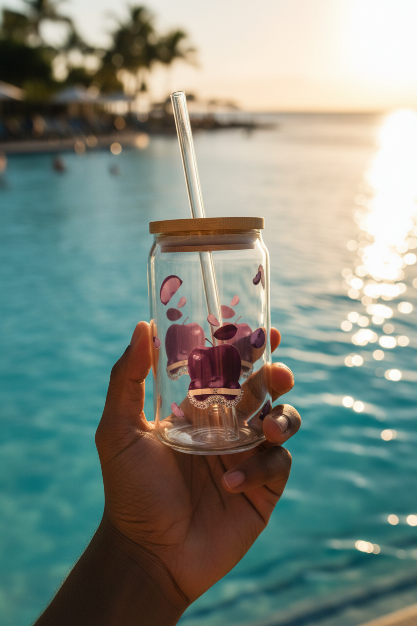 Summer Lifestyle - Glass Tumbler
