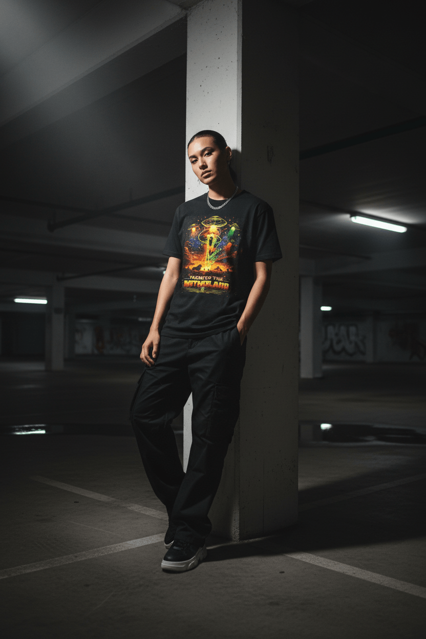 Parking Garage - Black Tee