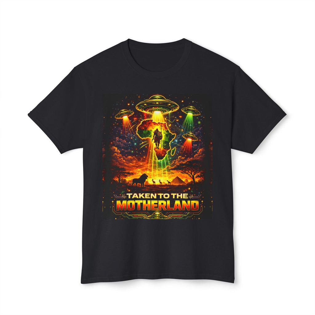 Taken to the Motherland — Afrofuturism UFO Tee Printify