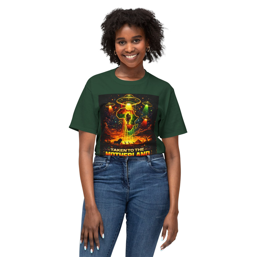 Taken to the Motherland — Afrofuturism UFO Tee Printify