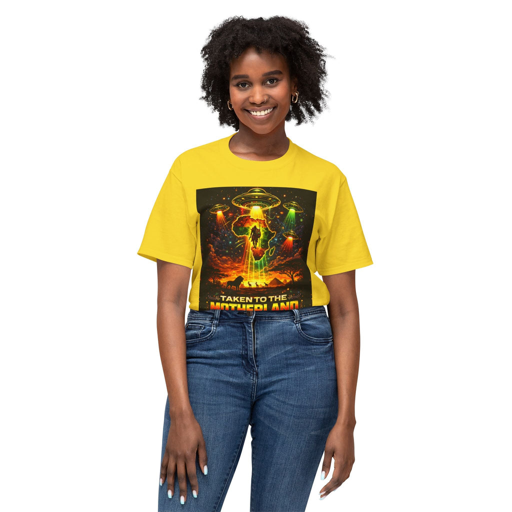 Taken to the Motherland — Afrofuturism UFO Tee Printify