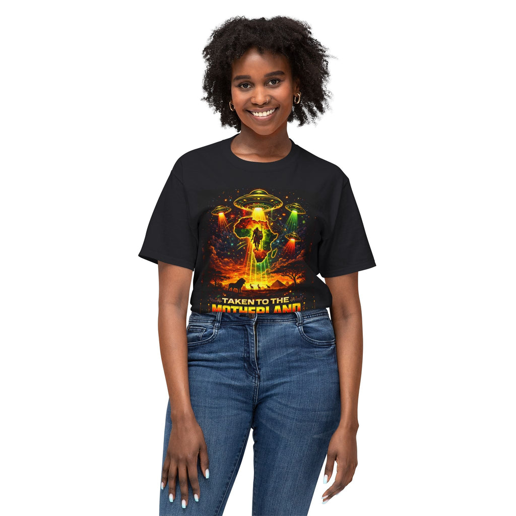 Taken to the Motherland — Afrofuturism UFO Tee Printify