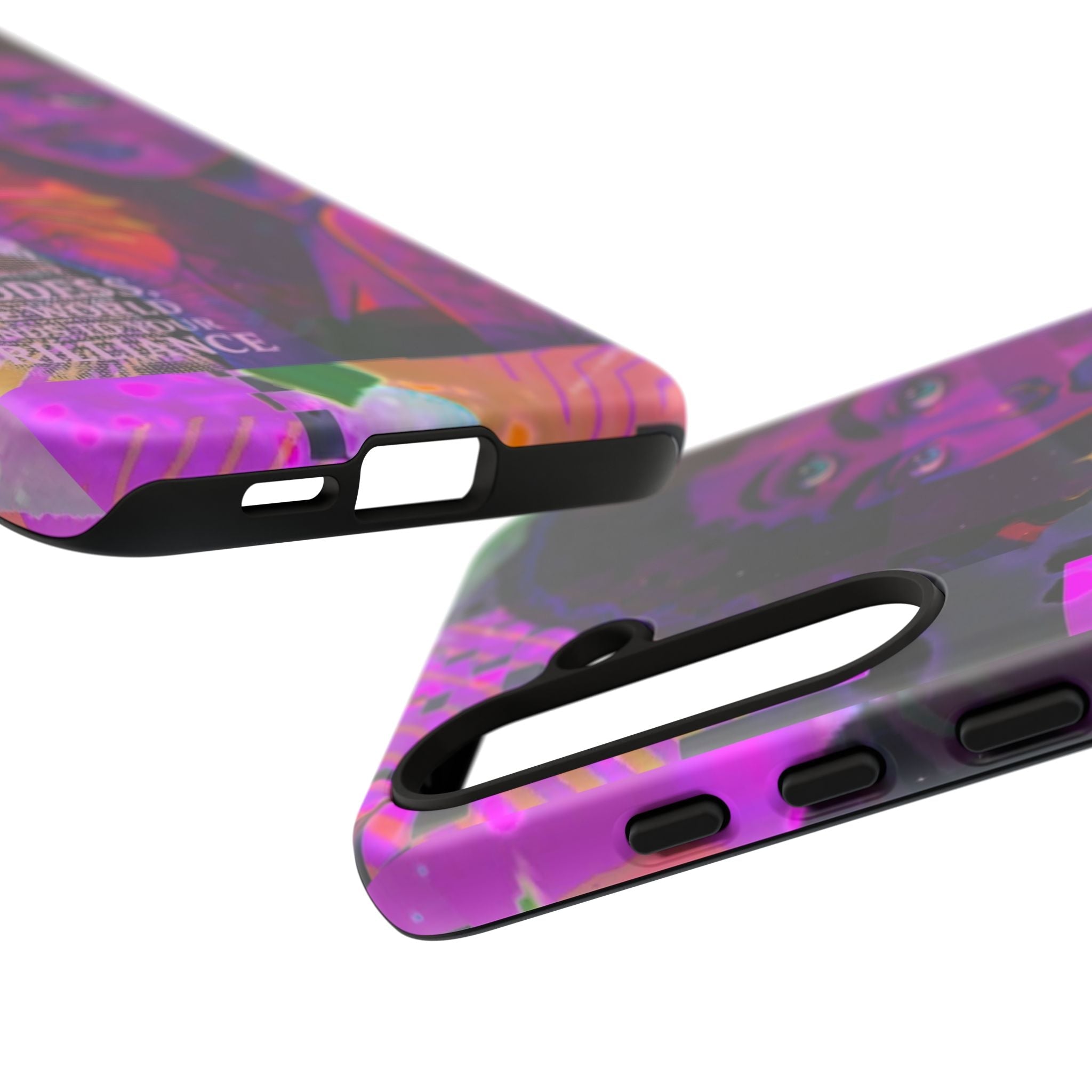 Third-Eye Goddess Phone Case — Neon Psychic Art iPhone Cover