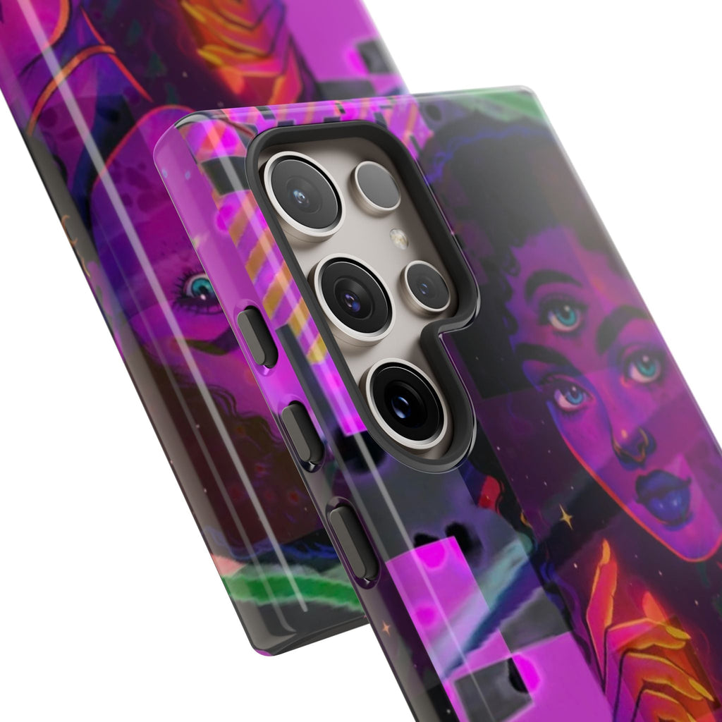 Third-Eye Goddess Phone Case — Neon Psychic Art iPhone Cover