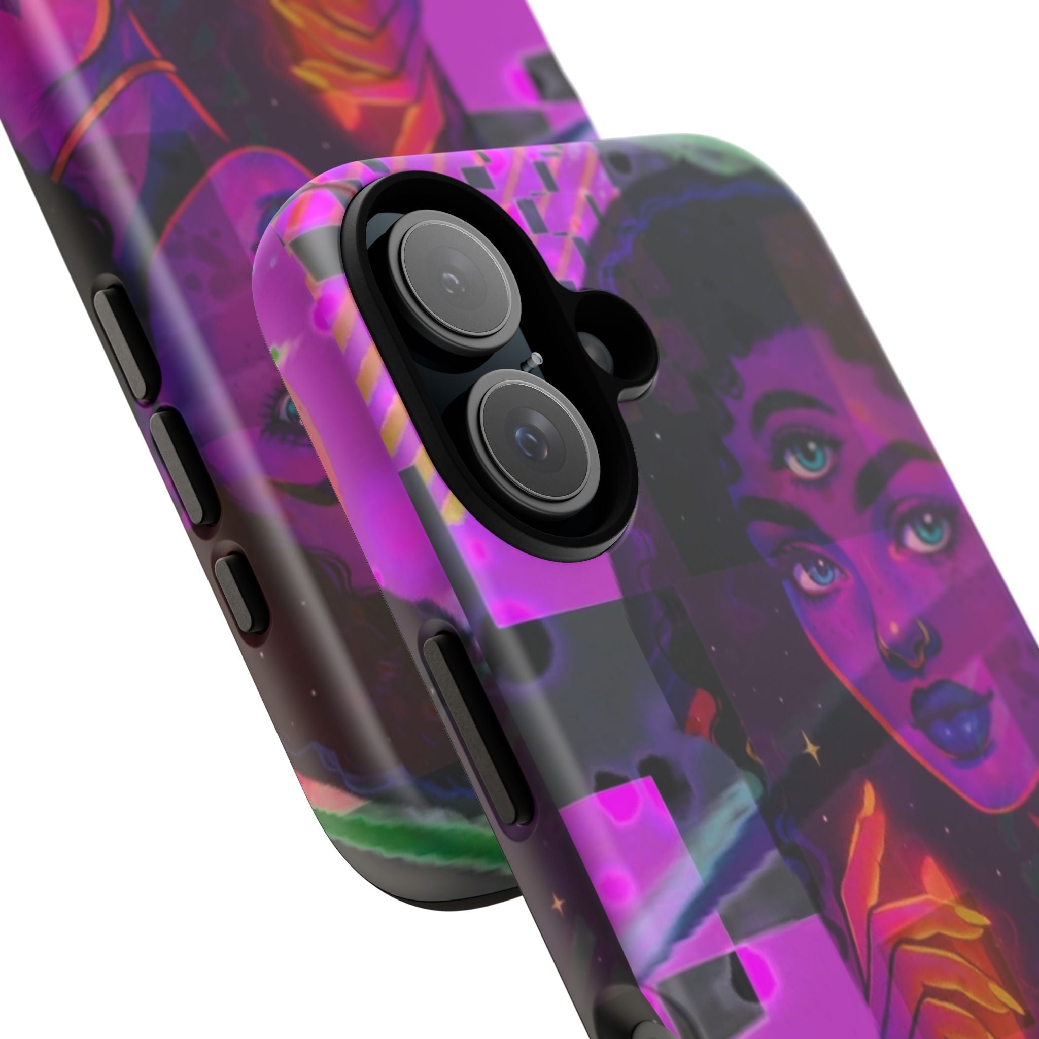 Third-Eye Goddess Phone Case — Neon Psychic Art iPhone Cover