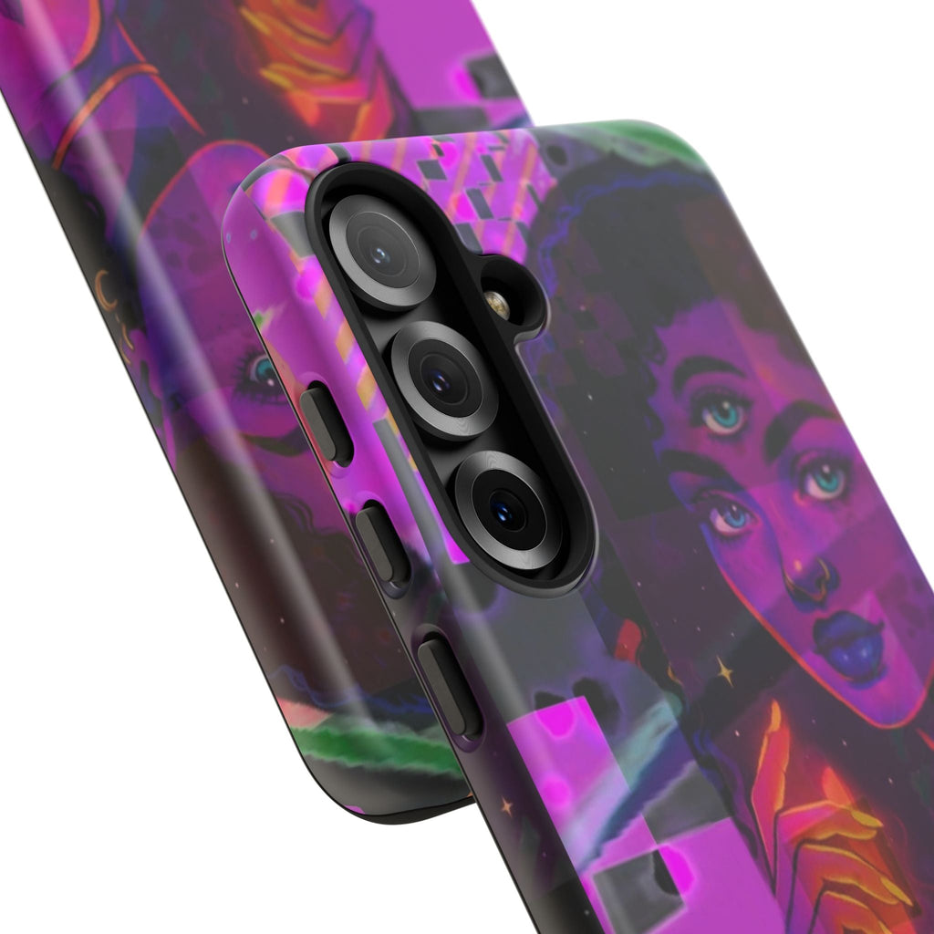 Third-Eye Goddess Phone Case — Neon Psychic Art iPhone Cover