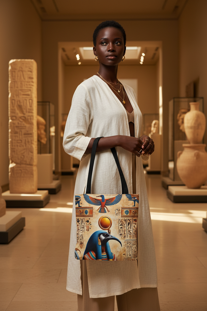 Thoth Ibis Tote — Symbolic Art Lifestyle