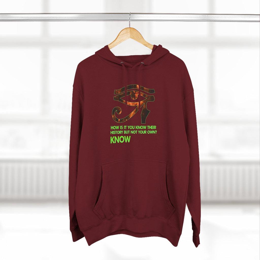Three-Panel Fleece Hoodie Printify