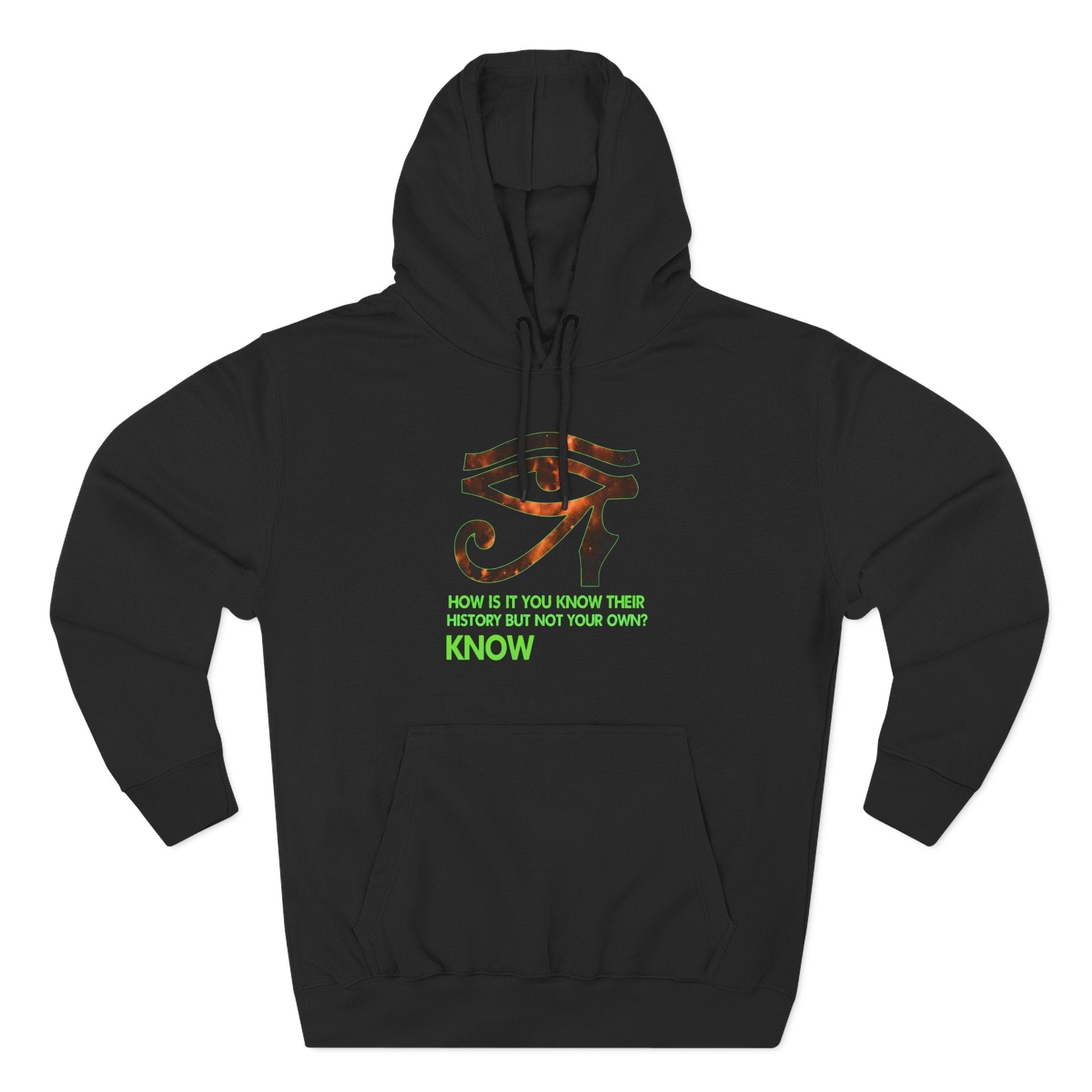 Three-Panel Fleece Hoodie Printify