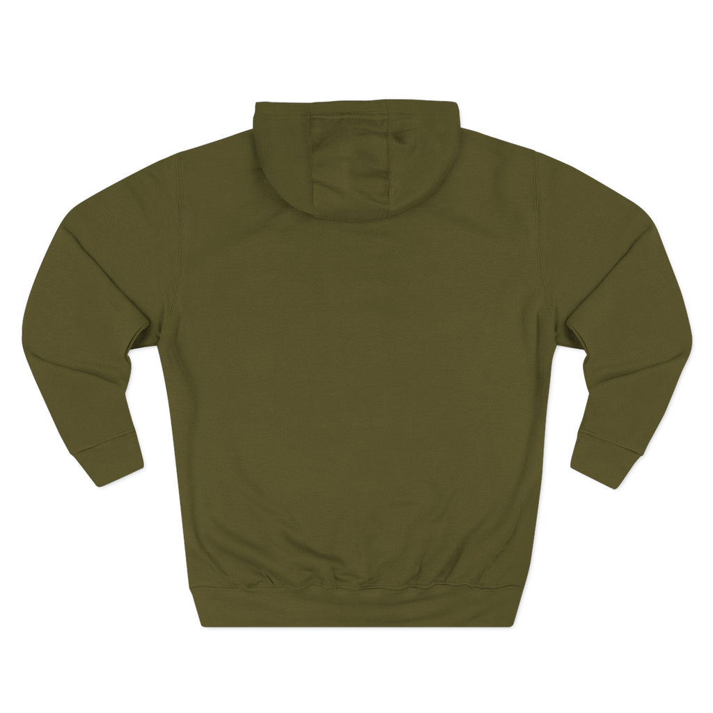 Three-Panel Fleece Hoodie Printify