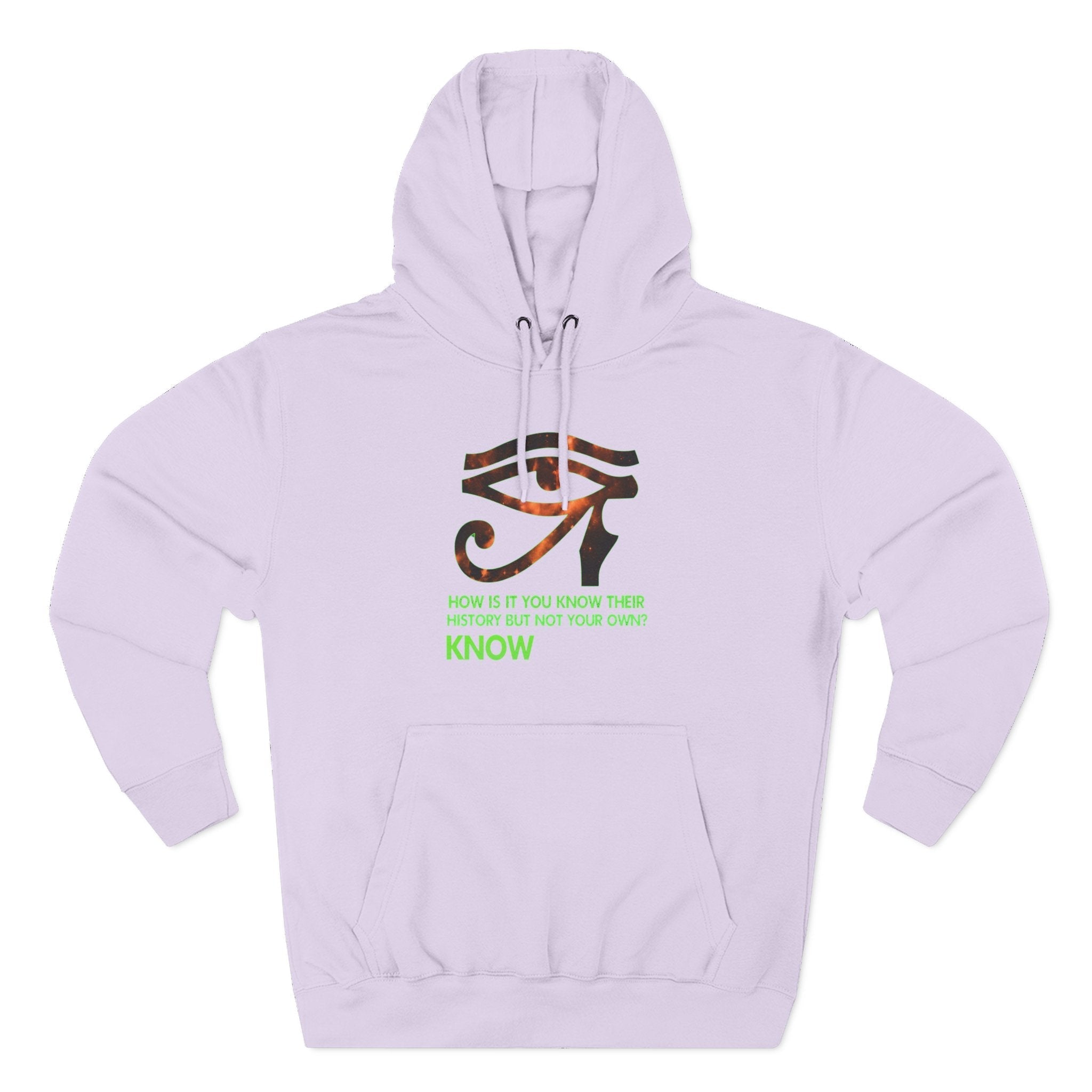 Three-Panel Fleece Hoodie Printify