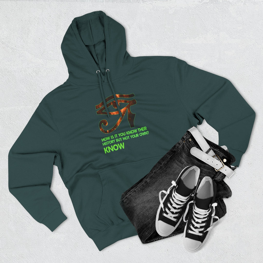 Three-Panel Fleece Hoodie Printify