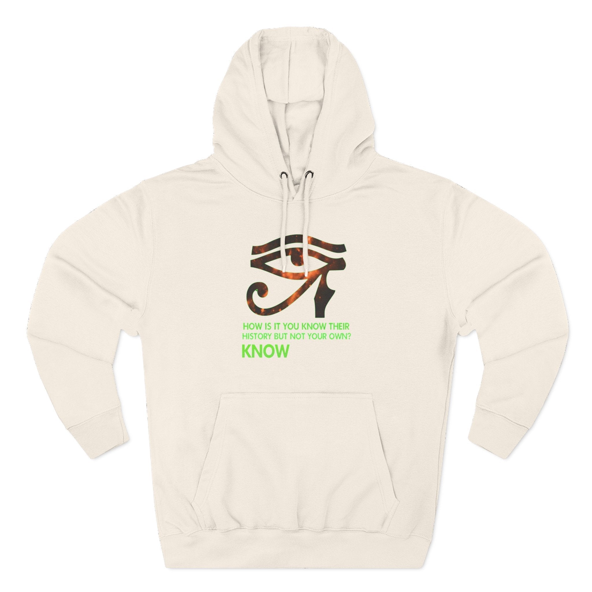 Three-Panel Fleece Hoodie Printify