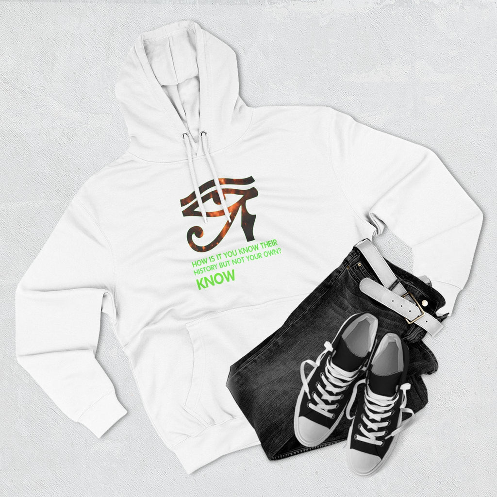 Three-Panel Fleece Hoodie Printify