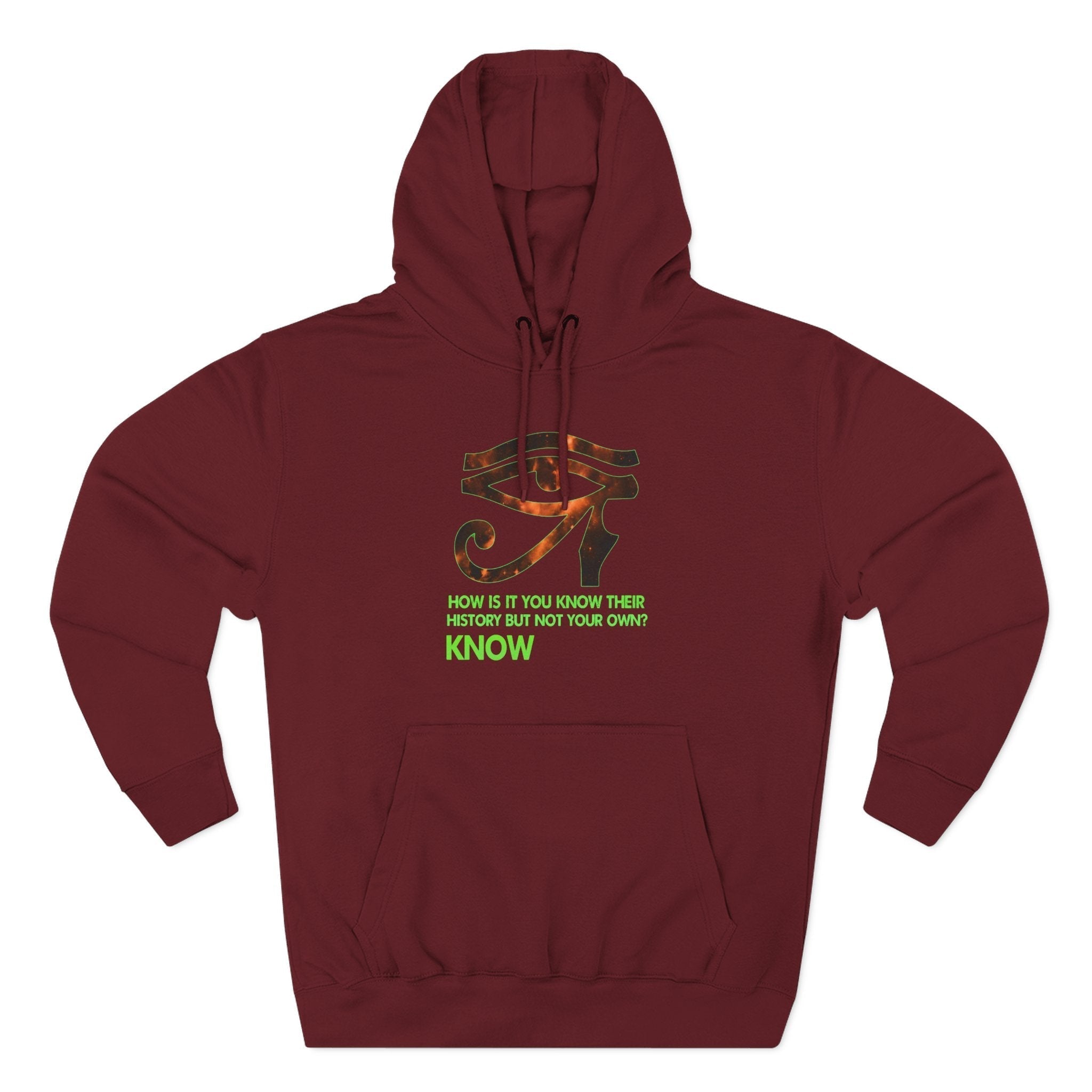 Three-Panel Fleece Hoodie Printify