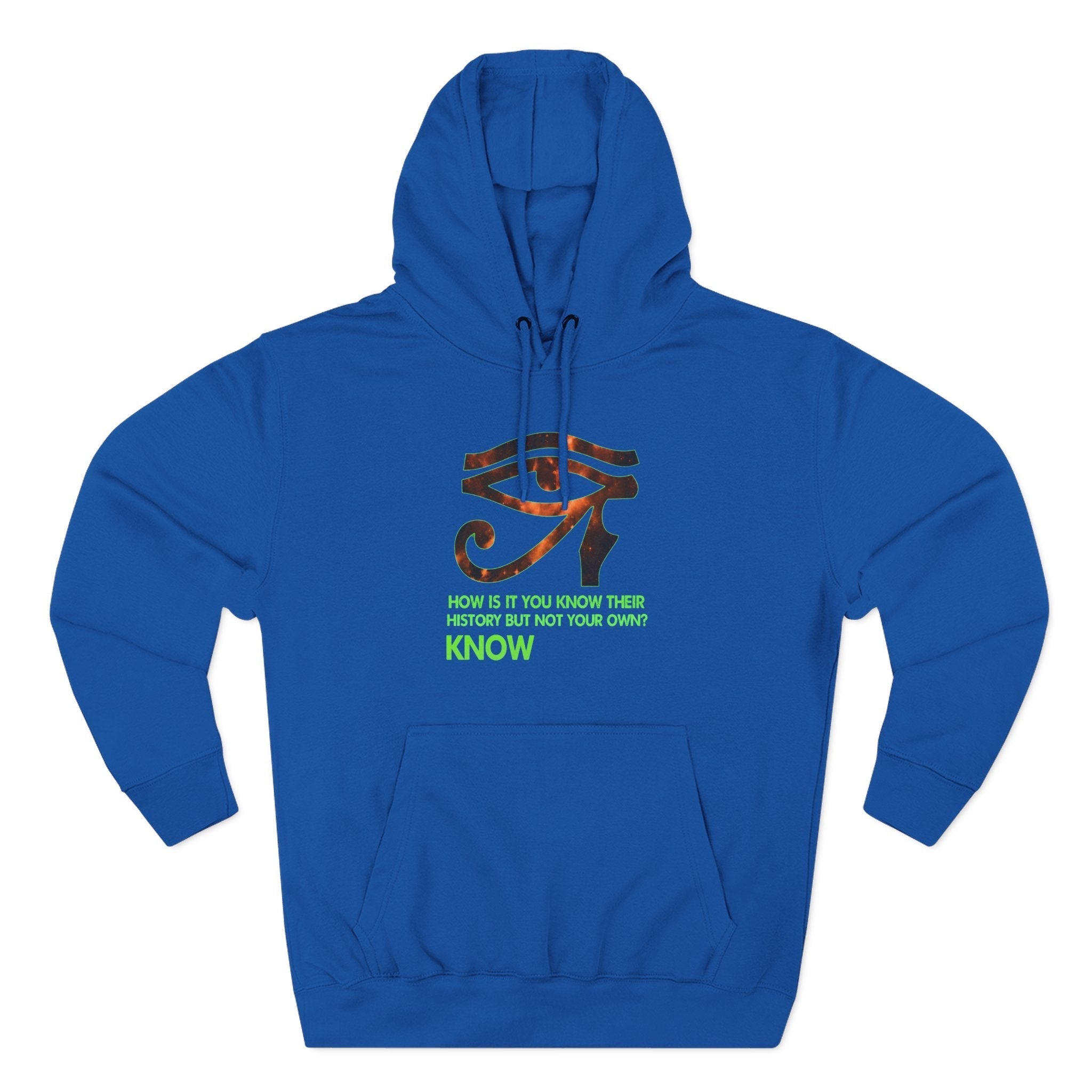 Three-Panel Fleece Hoodie Printify