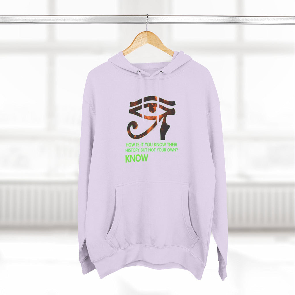 Three-Panel Fleece Hoodie Printify