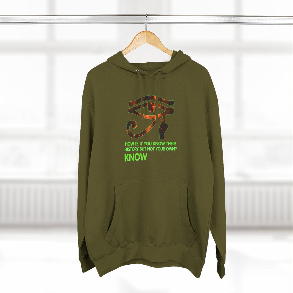 Three-Panel Fleece Hoodie Printify