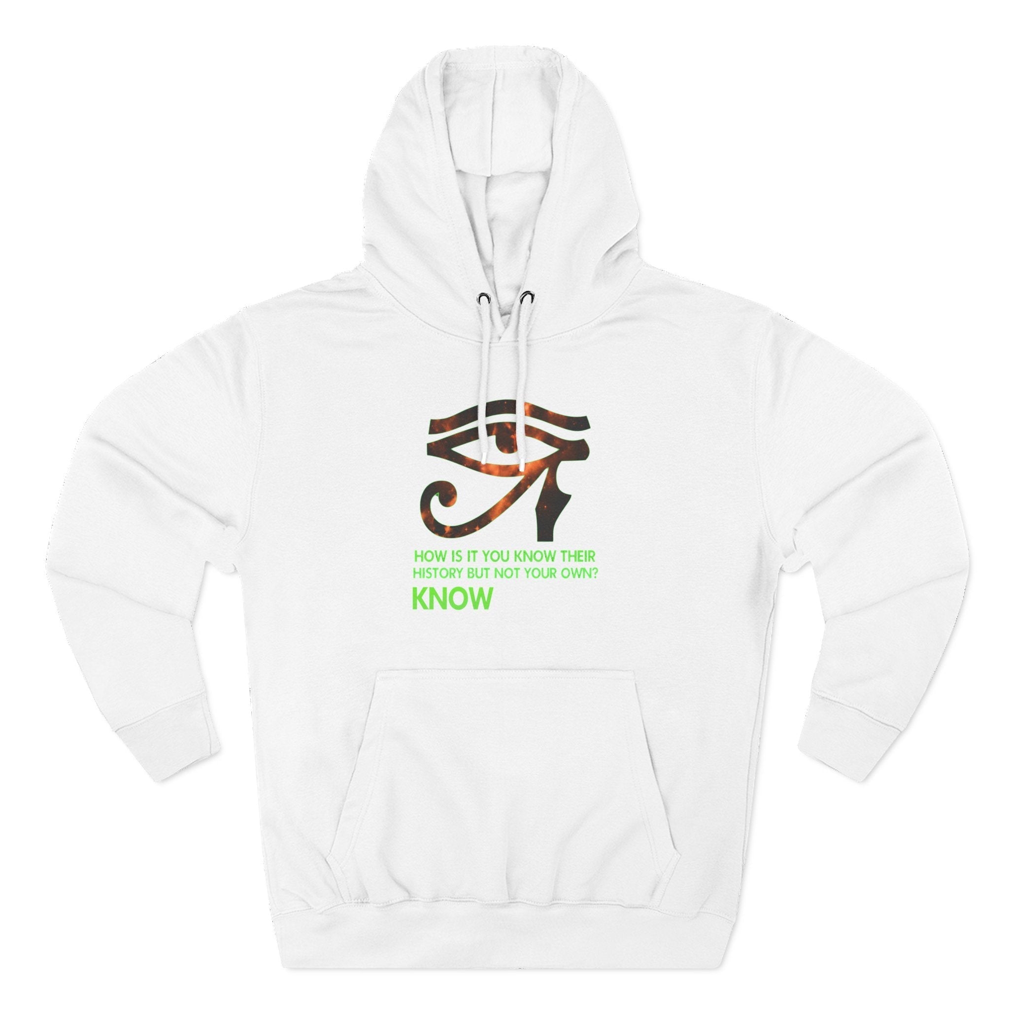 Three-Panel Fleece Hoodie Printify