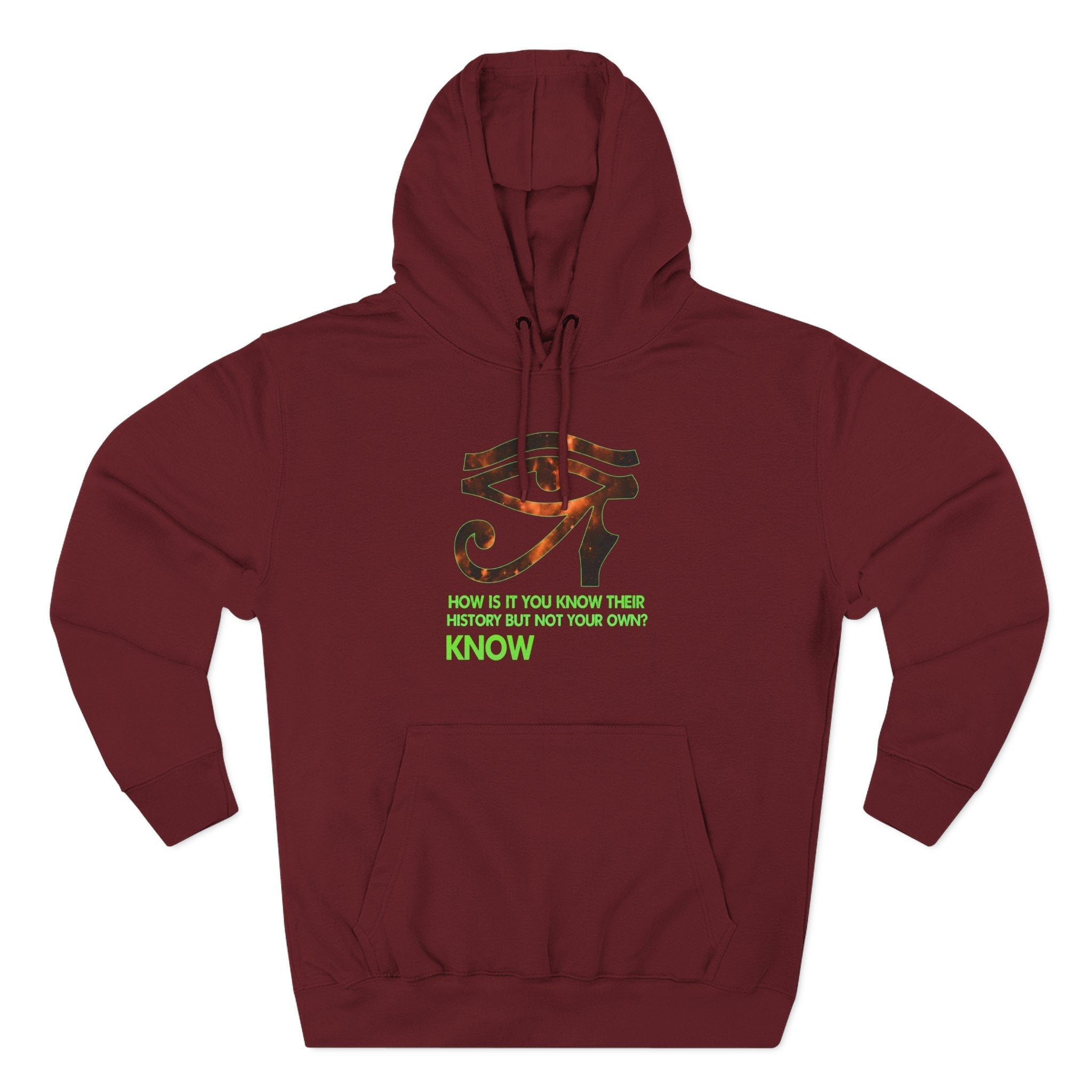 Three-Panel Fleece Hoodie Printify