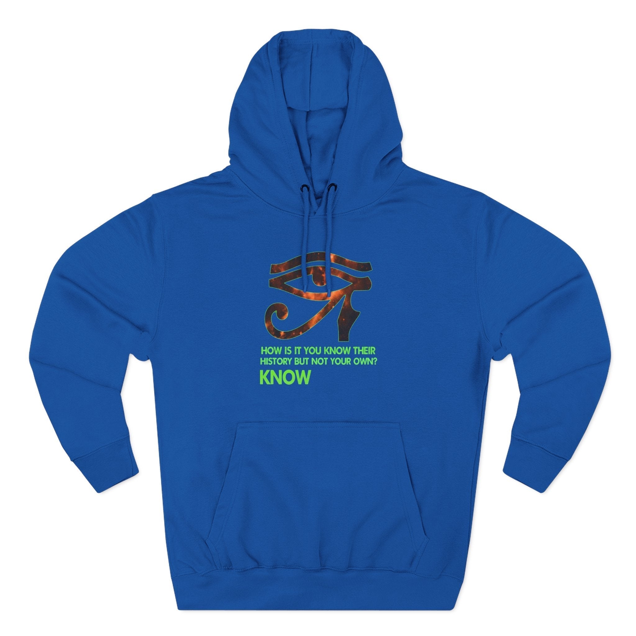 Three-Panel Fleece Hoodie Printify