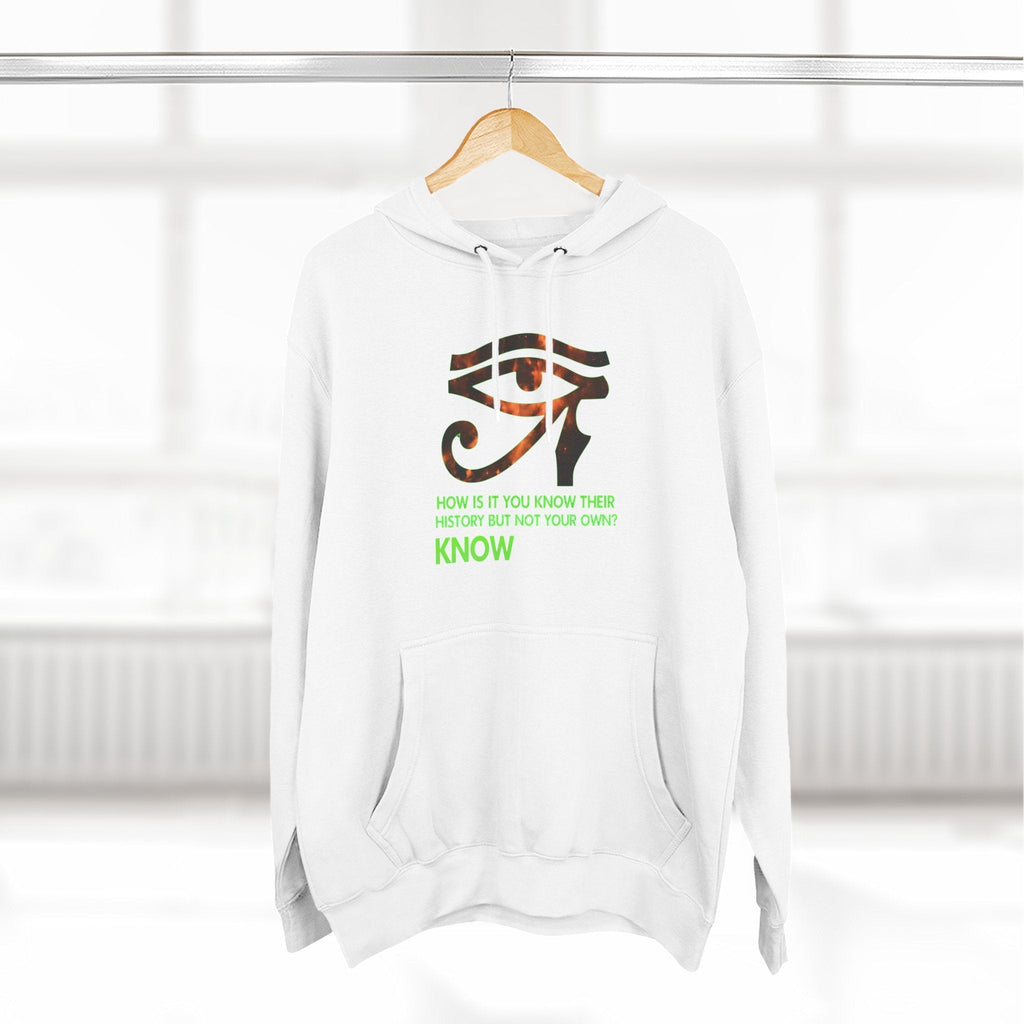 Three-Panel Fleece Hoodie Printify