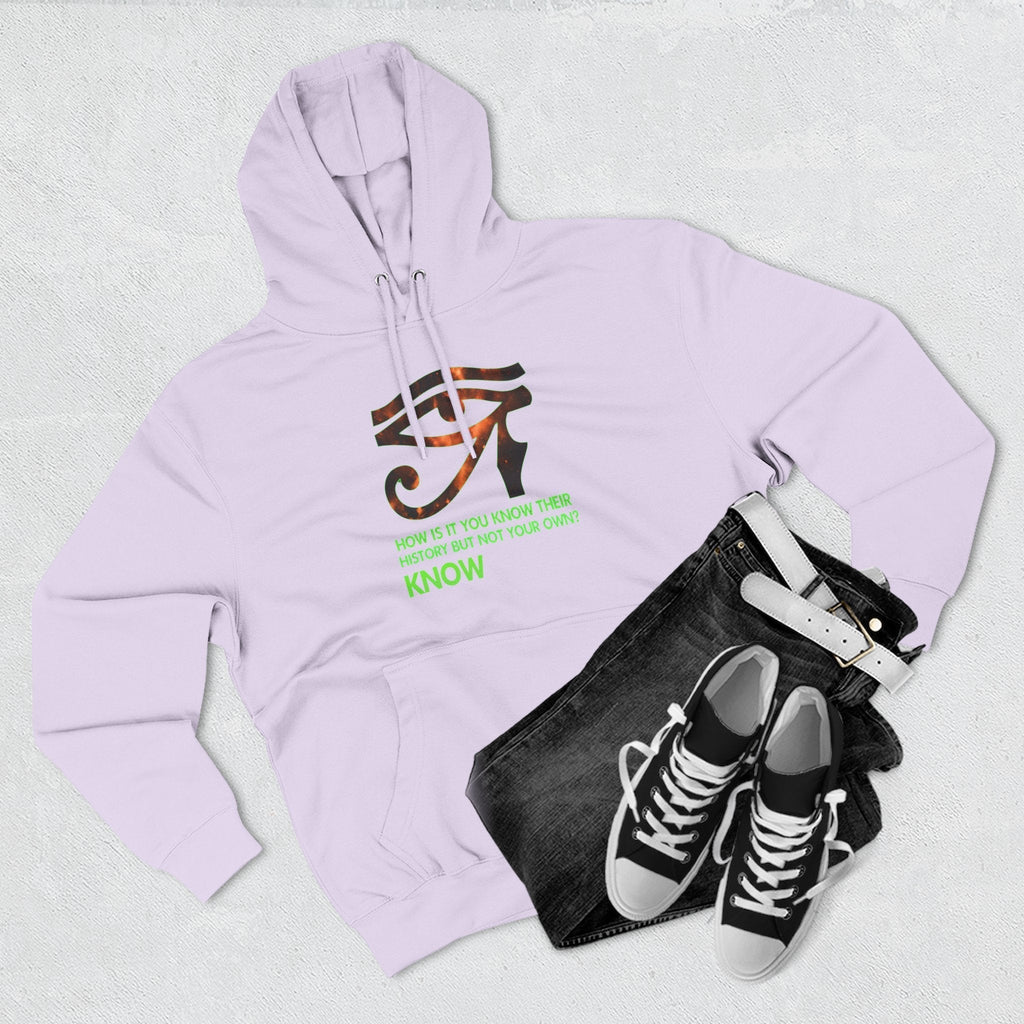 Three-Panel Fleece Hoodie Printify