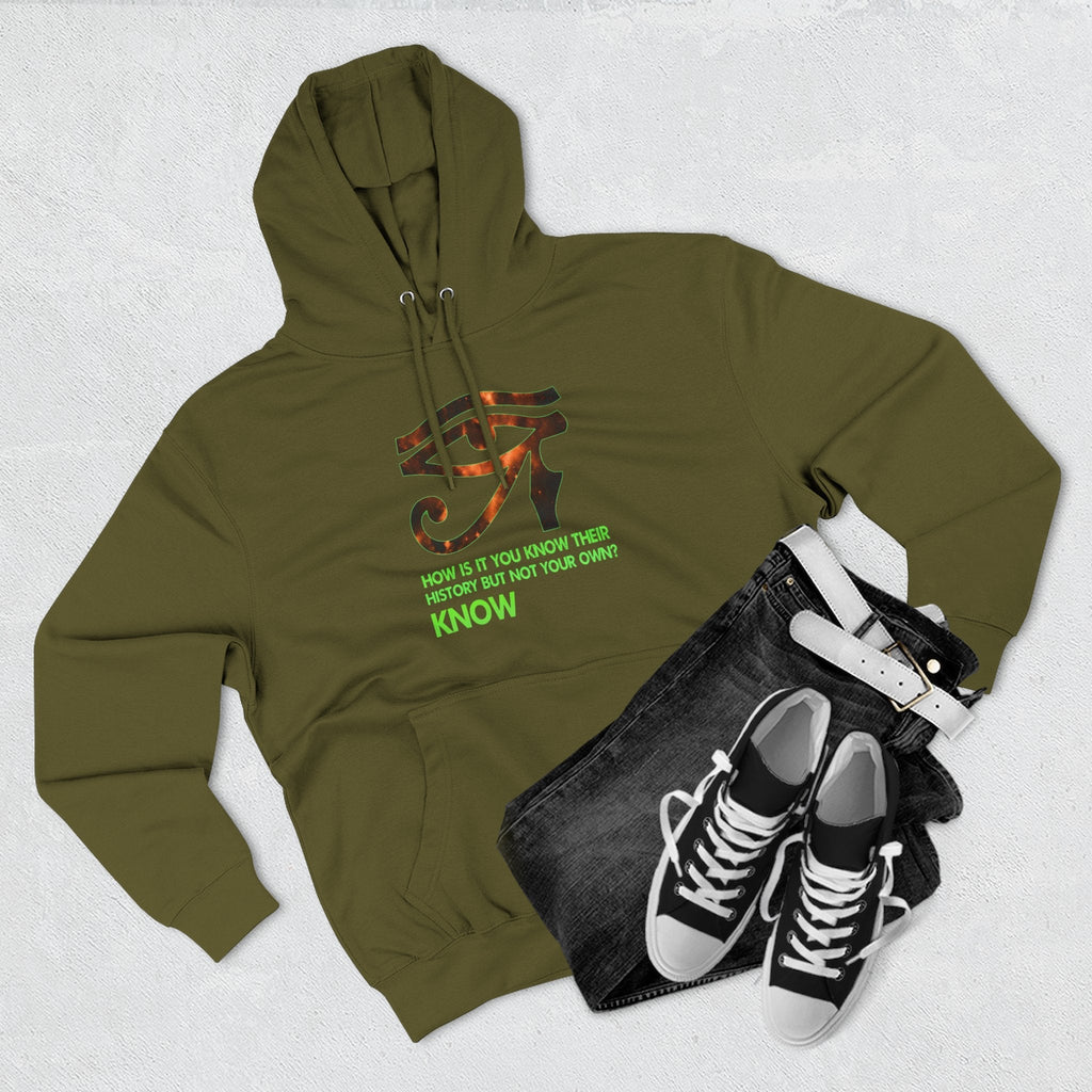 Three-Panel Fleece Hoodie Printify