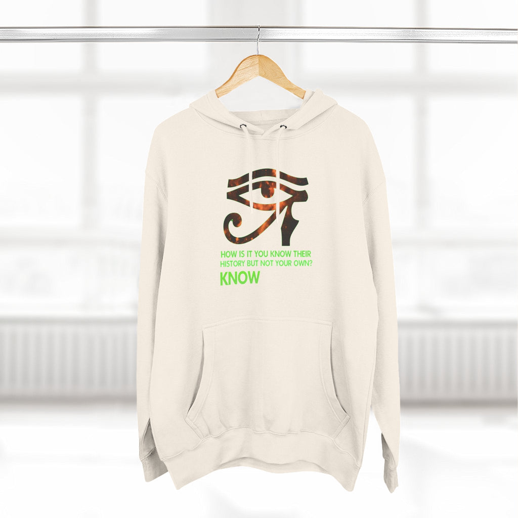 Three-Panel Fleece Hoodie Printify