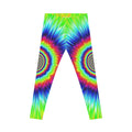 Tie-Dye Mandala Leggings – Psychedelic Rainbow AOP Activewear