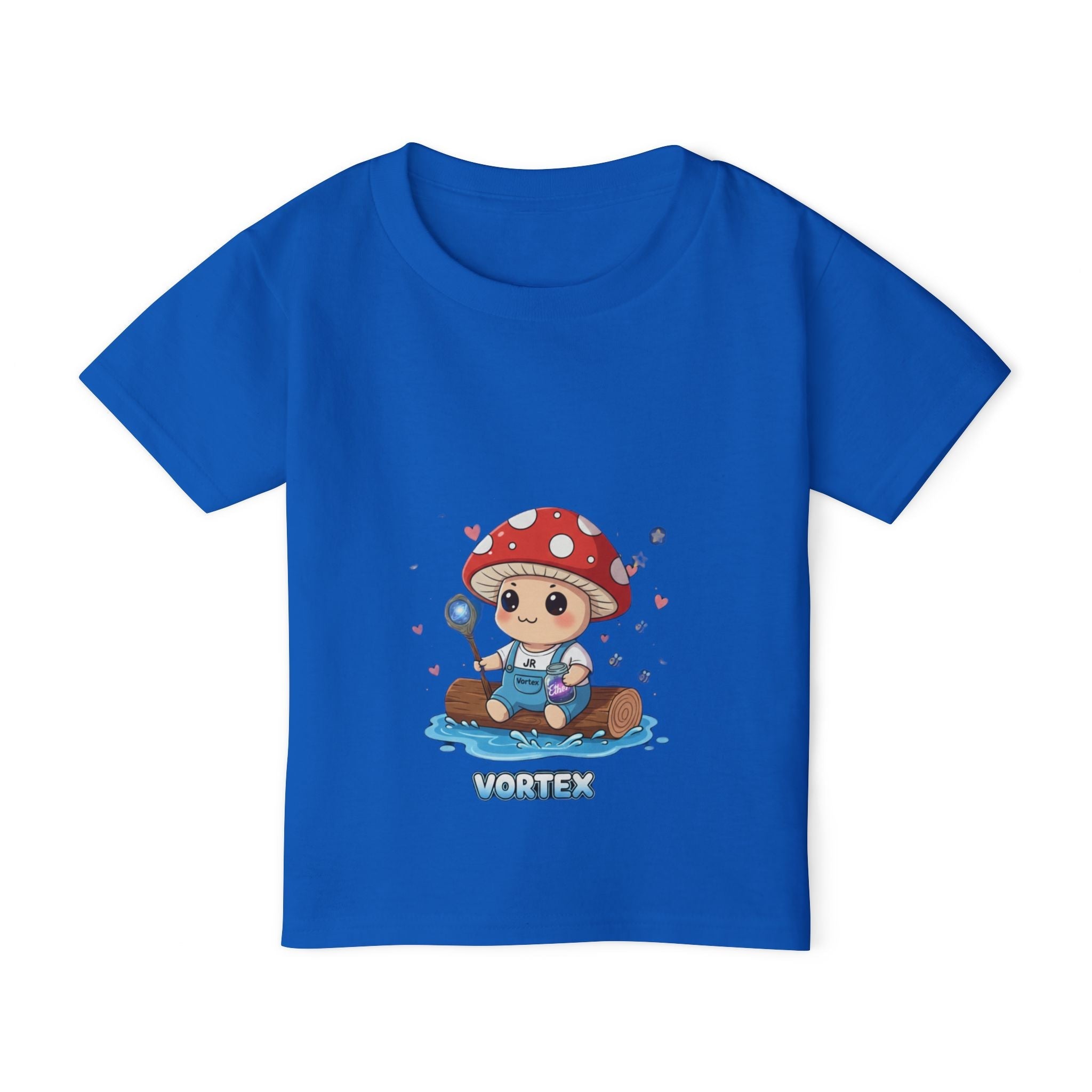 Toddler T-Shirt — Cute Mushroom Pilot 'Vortex' Graphic Printify