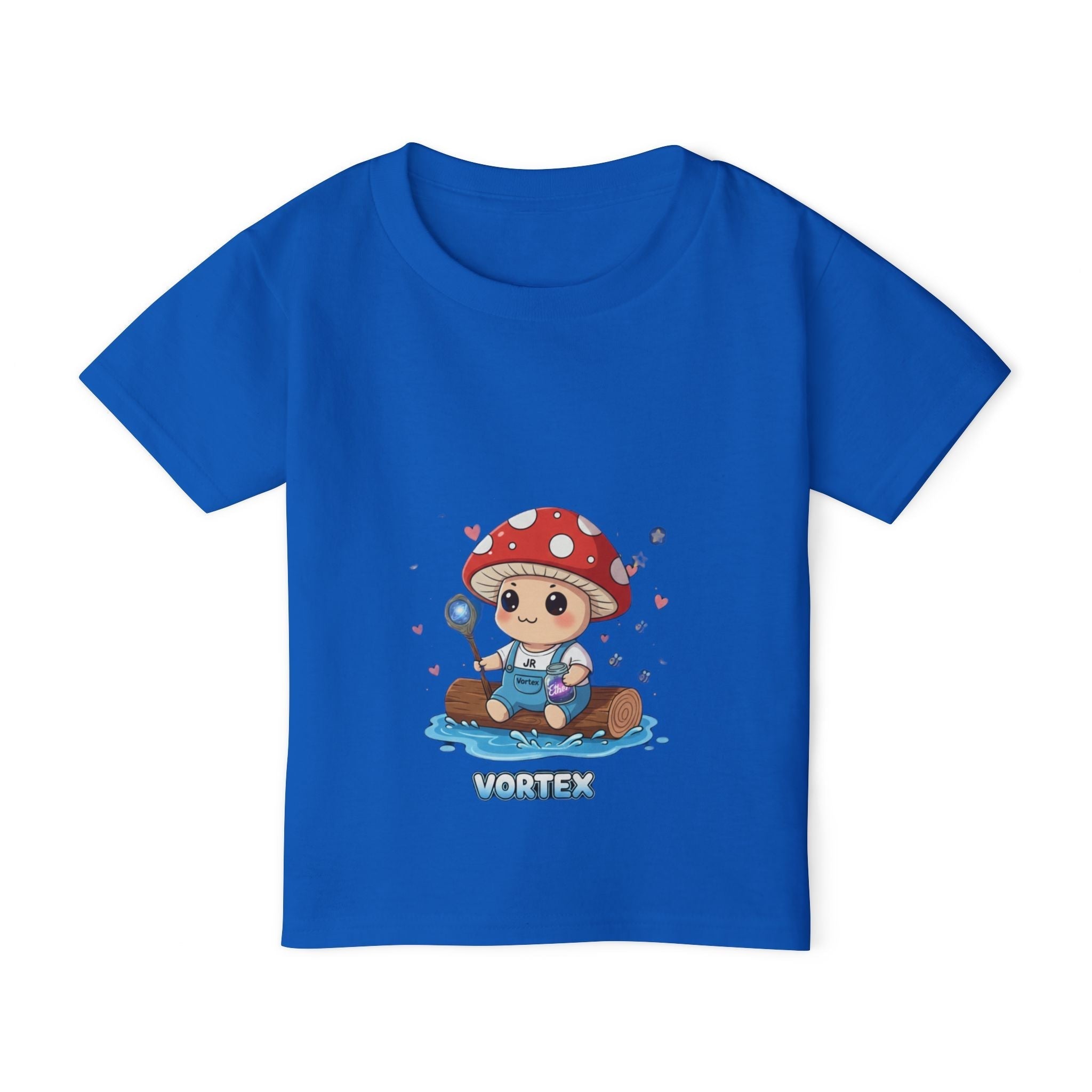 Toddler T-Shirt — Cute Mushroom Pilot 'Vortex' Graphic Printify
