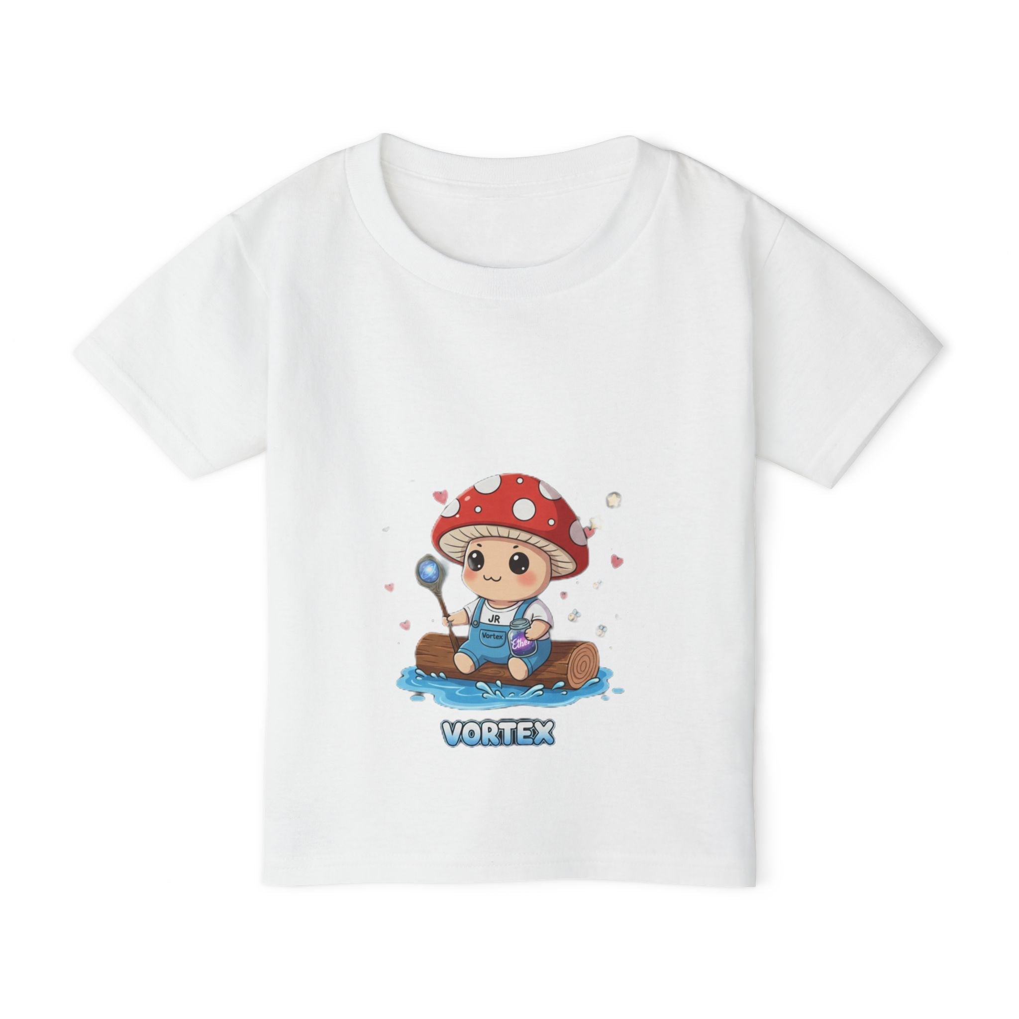 Toddler T-Shirt — Cute Mushroom Pilot 'Vortex' Graphic Printify