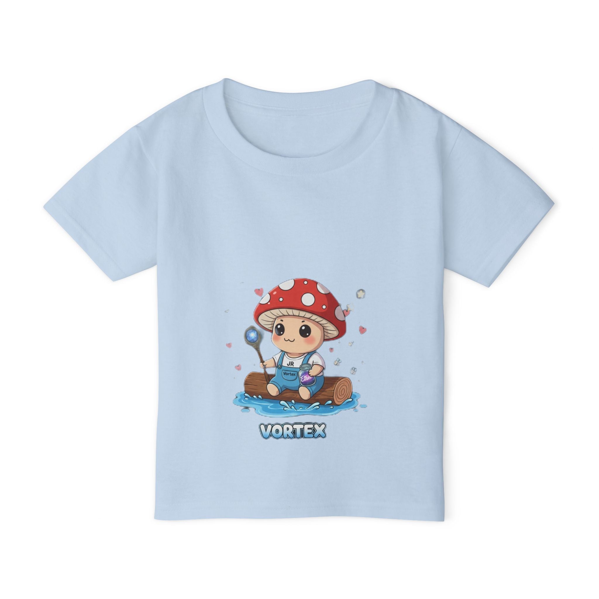 Toddler T-Shirt — Cute Mushroom Pilot 'Vortex' Graphic Printify
