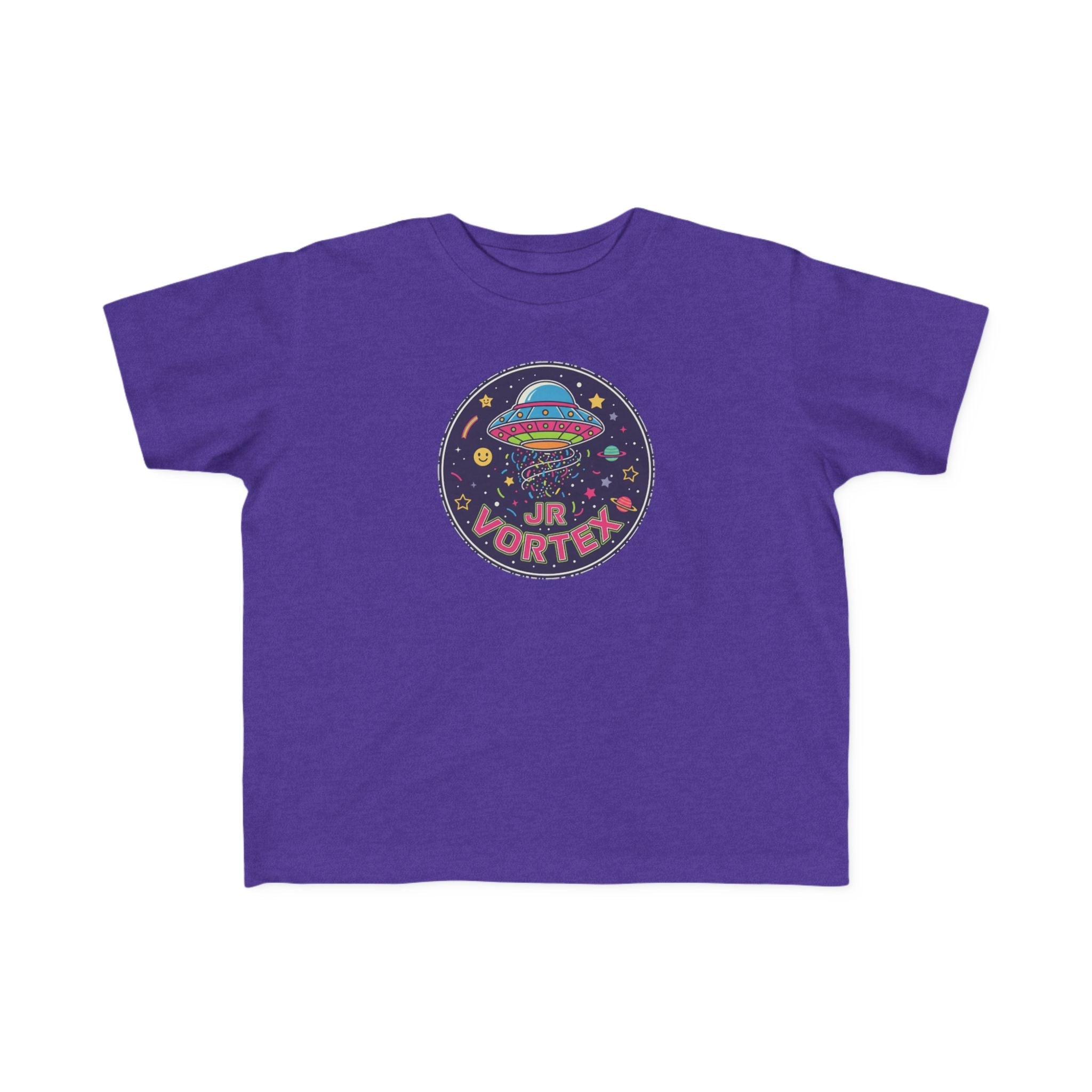 Toddler Tee — Colorful UFO "Out of This World" Space Graphic Printify