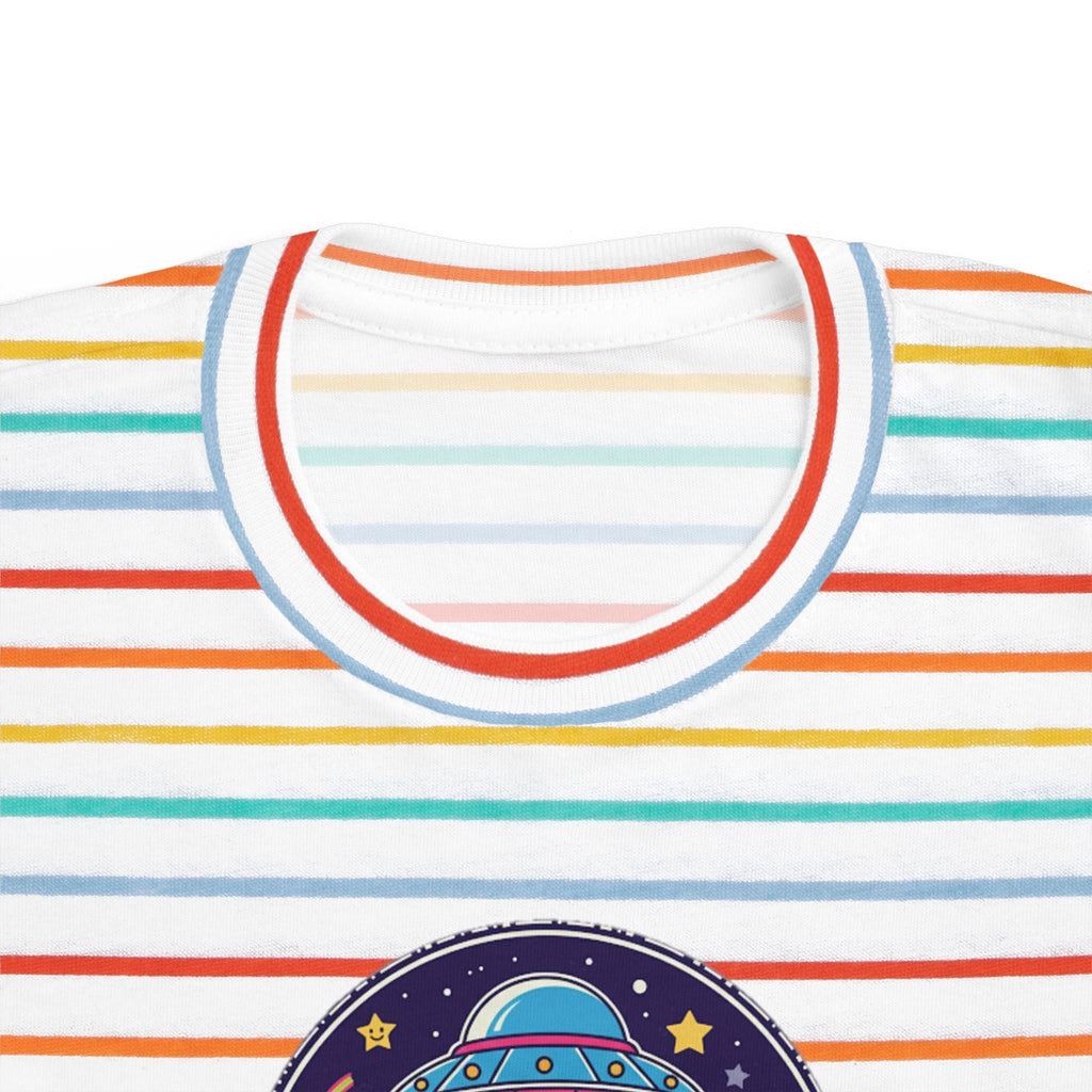 Toddler Tee — Colorful UFO "Out of This World" Space Graphic Printify