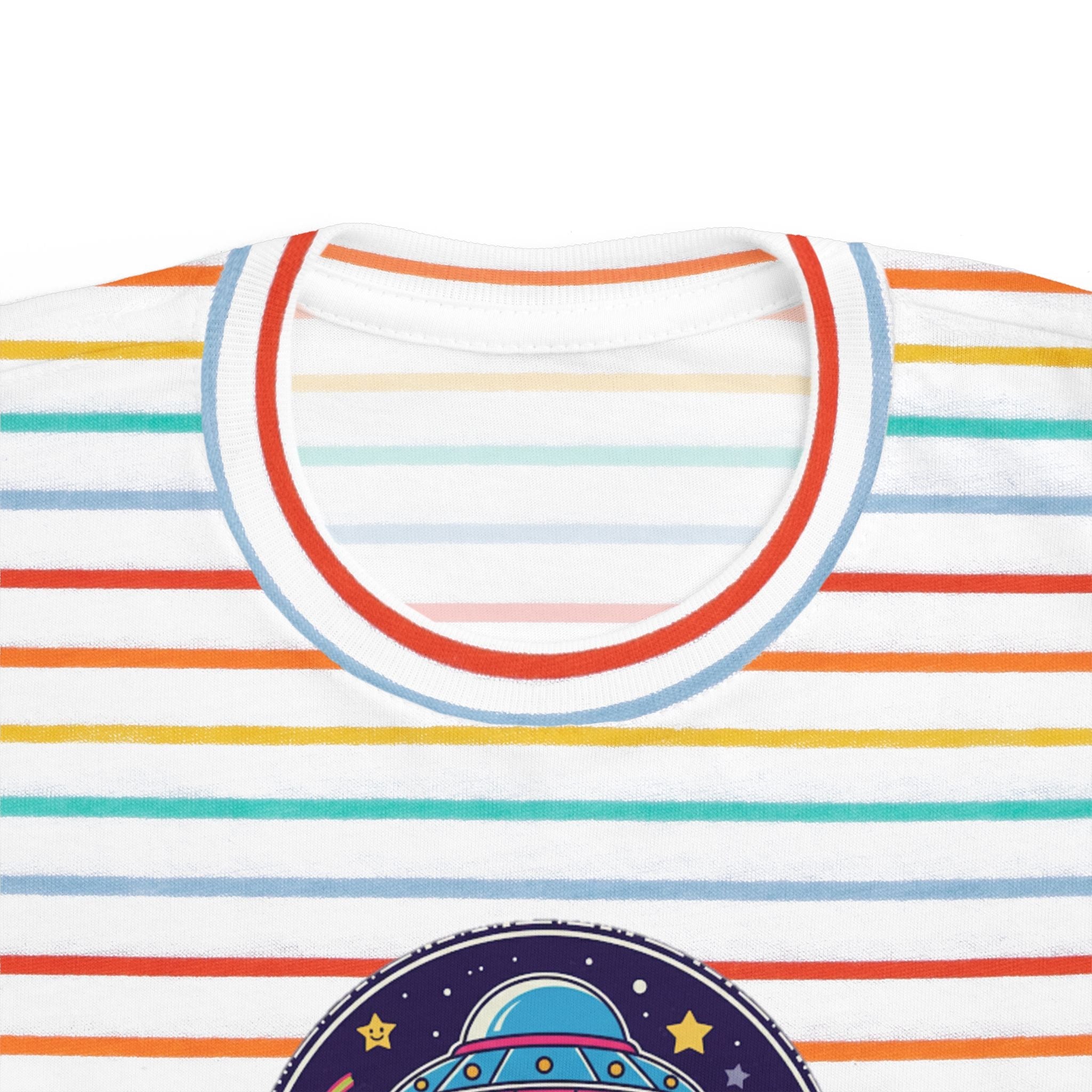 Toddler Tee — Colorful UFO "Out of This World" Space Graphic Printify