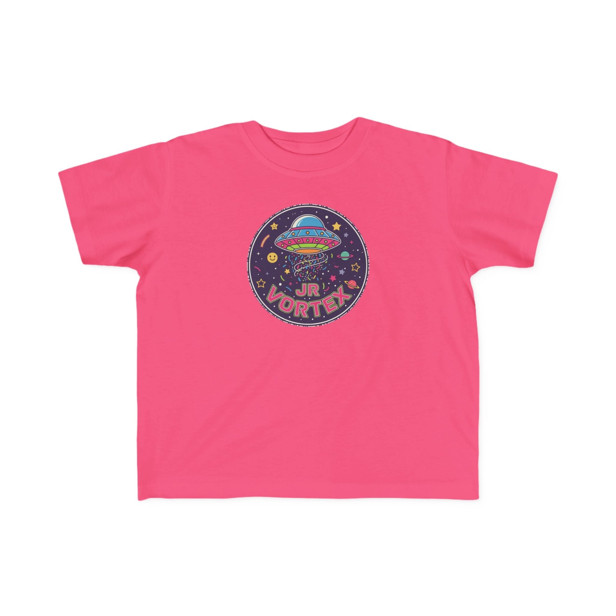 Toddler Tee — Colorful UFO "Out of This World" Space Graphic Printify