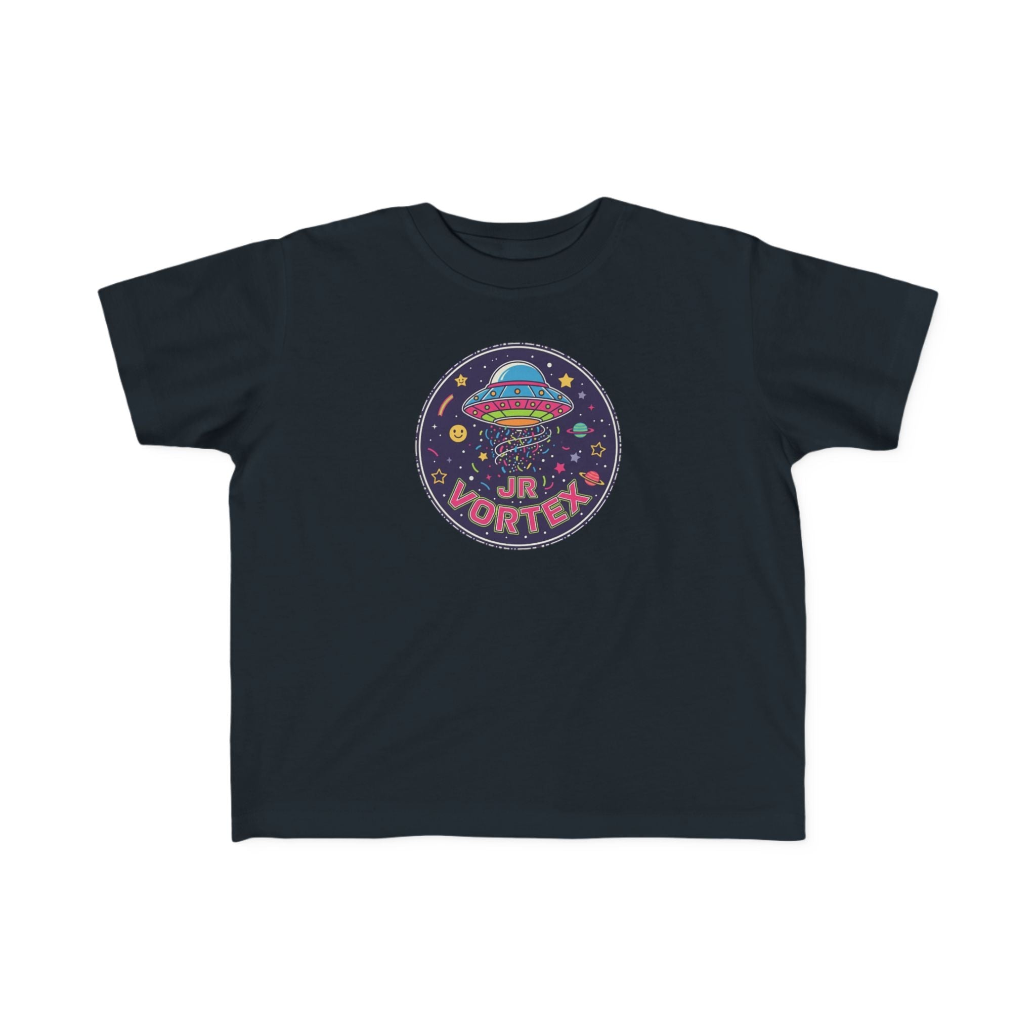 Toddler Tee — Colorful UFO "Out of This World" Space Graphic Printify