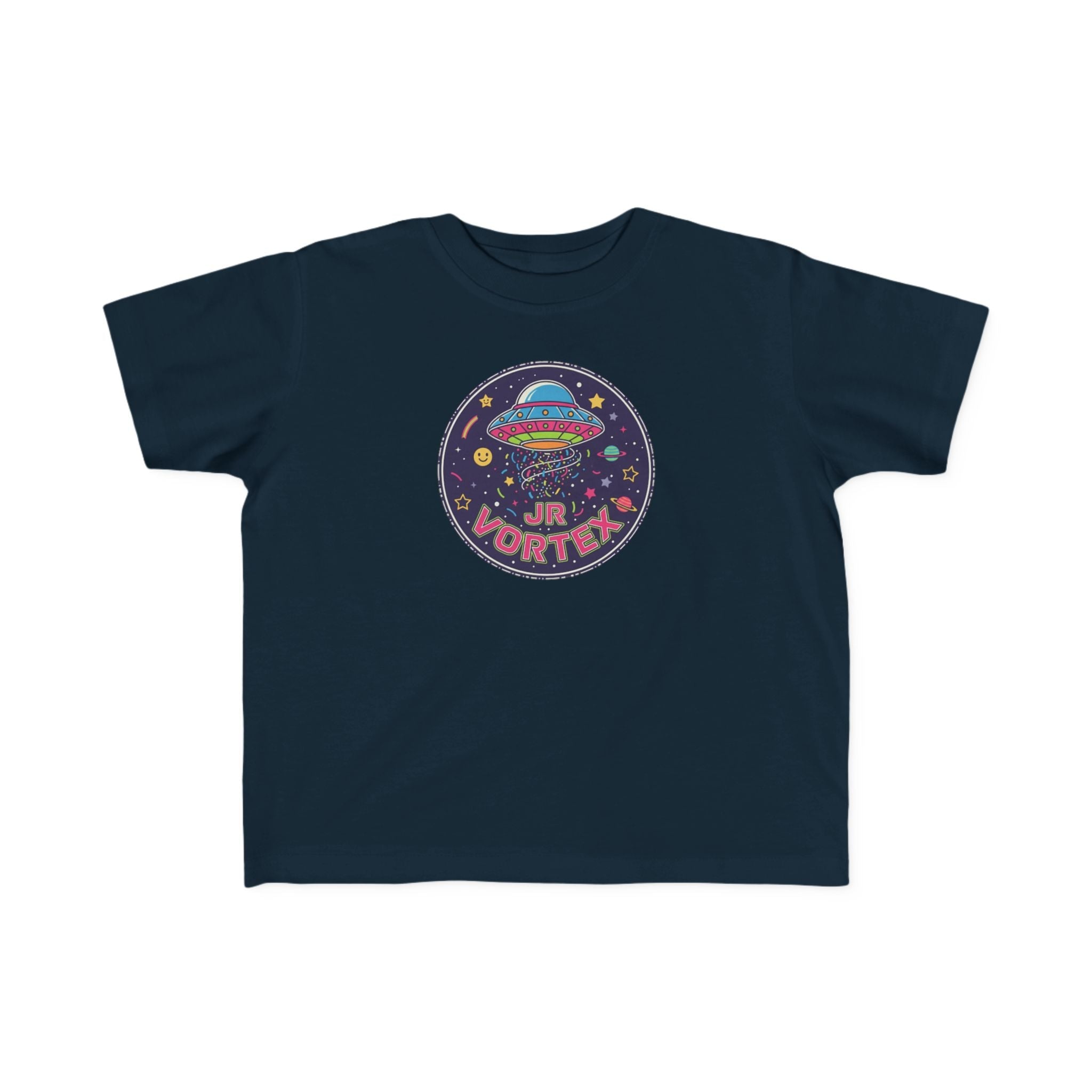 Toddler Tee — Colorful UFO "Out of This World" Space Graphic Printify