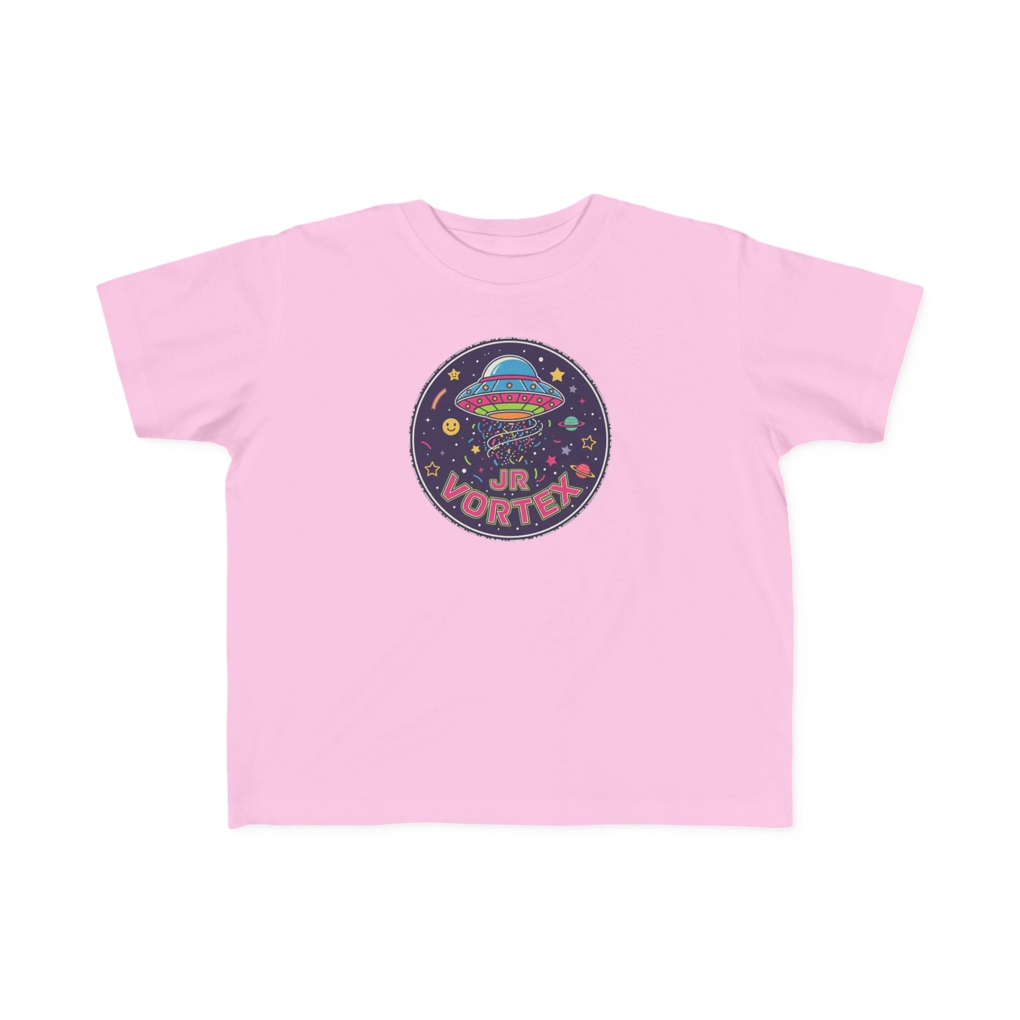 Toddler Tee — Colorful UFO "Out of This World" Space Graphic Printify