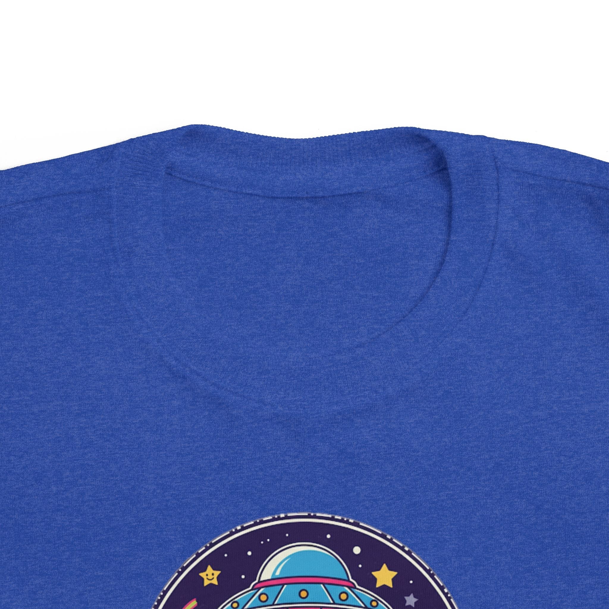 Toddler Tee — Colorful UFO "Out of This World" Space Graphic Printify