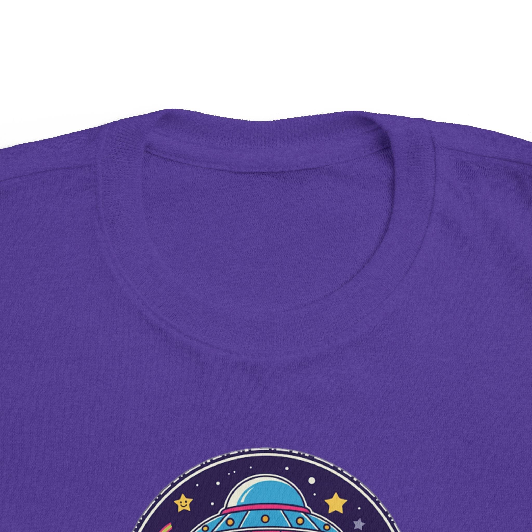 Toddler Tee — Colorful UFO "Out of This World" Space Graphic Printify