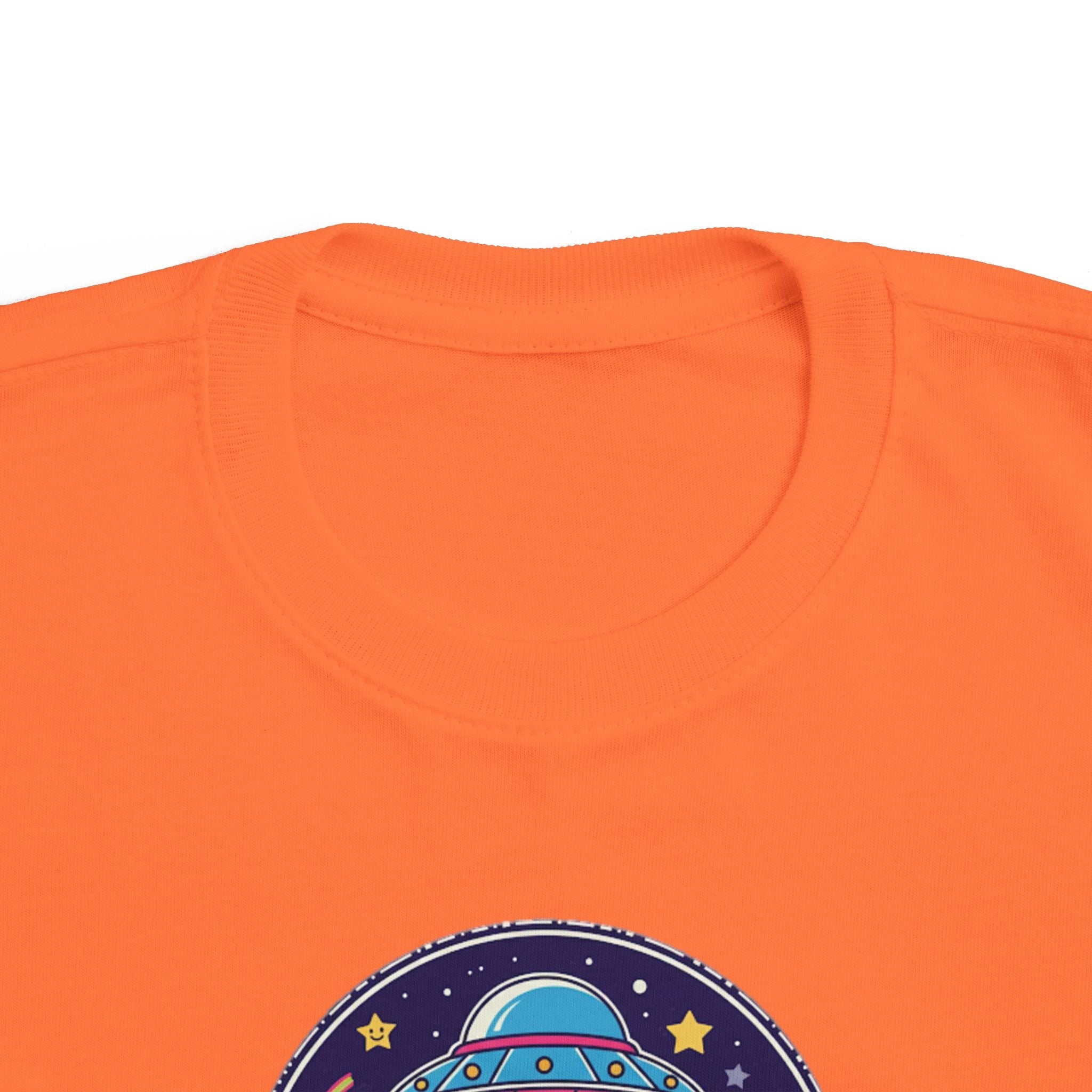 Toddler Tee — Colorful UFO "Out of This World" Space Graphic Printify